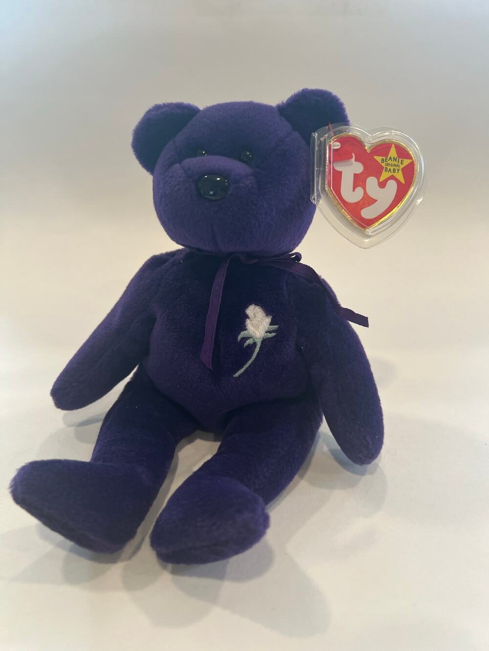 RARE Ty Beanie Baby Princess Diana Bear 1997